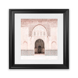 Shop Marrakesh Arch (Square) Photo Art Print-Boho, Moroccan Days, Photography, Pink, Square, View All-framed poster wall decor artwork