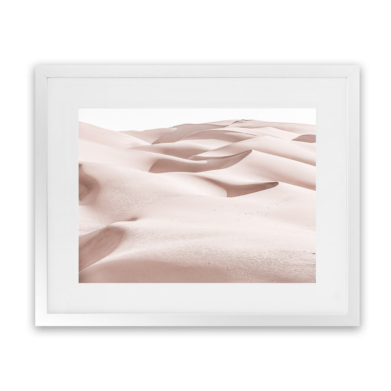 Shop Pastel Dunes Photo Art Print-Boho, Landscape, Moroccan Days, Nature, Photography, Pink, View All-framed poster wall decor artwork