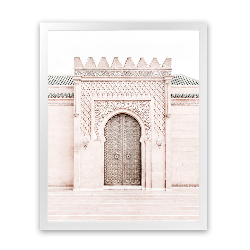 Shop Moroccan Door III Photo Art Print-Boho, Moroccan Days, Neutrals, Photography, Pink, Portrait, Rectangle, View All-framed poster wall decor artwork