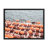 Shop One Fire Club III Photo Canvas Art Print-Amalfi Coast Italy, Coastal, Landscape, Orange, Photography, Photography Canvas Prints, View All-framed wall decor artwork