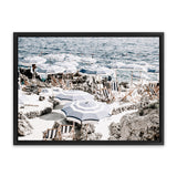 Shop A Day At Fontelina III Photo Canvas Art Print-Amalfi Coast Italy, Blue, Brown, Coastal, Hamptons, Landscape, Photography, Photography Canvas Prints, View All-framed wall decor artwork