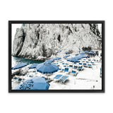 Shop Capri Beach Club I Photo Canvas Art Print-Amalfi Coast Italy, Blue, Coastal, Landscape, Nature, Photography, Photography Canvas Prints, View All-framed wall decor artwork