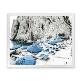 Shop Capri Beach Club I Photo Art Print-Amalfi Coast Italy, Blue, Coastal, Landscape, Nature, Photography, View All-framed poster wall decor artwork