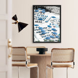 Shop Capri Beach Club III Photo Canvas Art Print-Amalfi Coast Italy, Blue, Coastal, Nature, Photography, Photography Canvas Prints, Portrait, View All-framed wall decor artwork