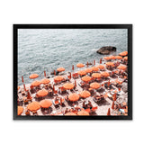 Shop One Fire Club IV Photo Art Print-Amalfi Coast Italy, Coastal, Landscape, Orange, Photography, View All-framed poster wall decor artwork