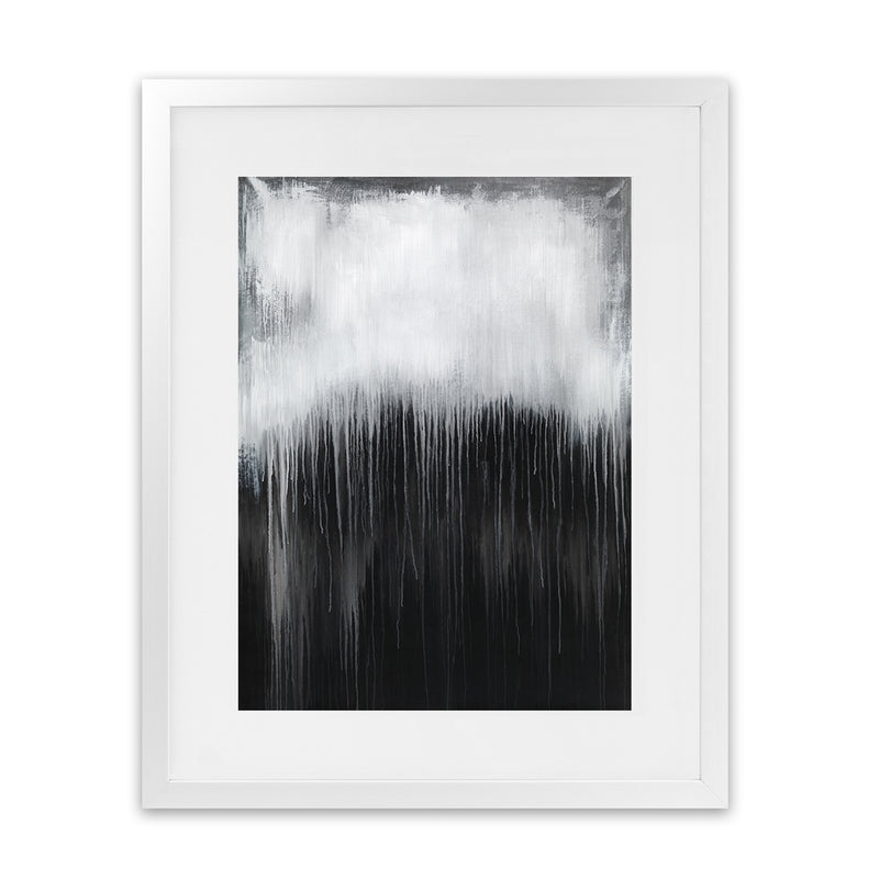Shop Black & White Abstract I Art Print-Abstract, Black, Portrait, View All-framed painted poster wall decor artwork