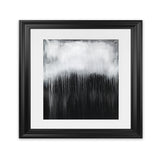 Shop Black & White Abstract I (Square) Art Print-Abstract, Black, Square, View All-framed painted poster wall decor artwork