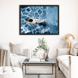 Shop Underwater I Photo Canvas Art Print-Blue, Coastal, Landscape, People, Photography, Photography Canvas Prints, Tropical, View All-framed wall decor artwork