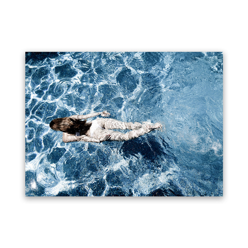 Shop Underwater I Photo Canvas Art Print-Blue, Coastal, Landscape, People, Photography, Photography Canvas Prints, Tropical, View All-framed wall decor artwork
