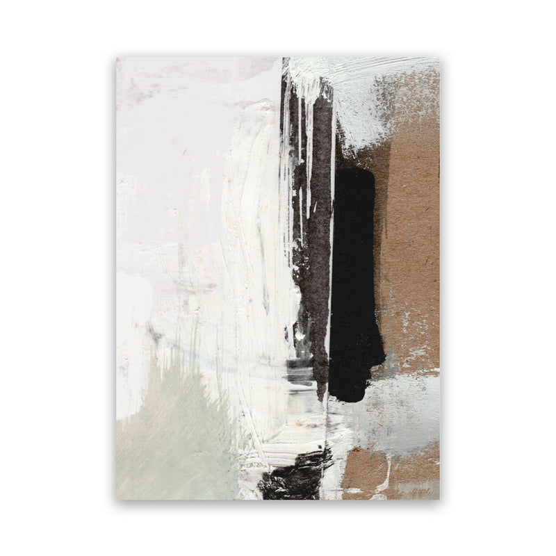 Shop Avenue Canvas Art Print-Abstract, Black, Brown, Dan Hobday, Portrait, Rectangle, View All, White-framed wall decor artwork