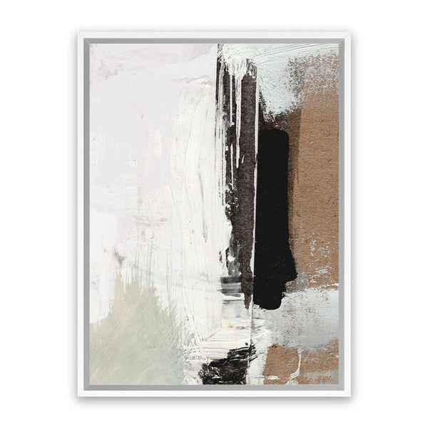 Shop Avenue Canvas Art Print-Abstract, Black, Brown, Dan Hobday, Portrait, Rectangle, View All, White-framed wall decor artwork