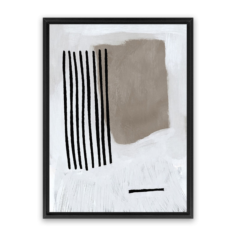 Shop Be There Canvas Art Print-Abstract, Brown, Dan Hobday, Neutrals, Portrait, Rectangle, View All-framed wall decor artwork