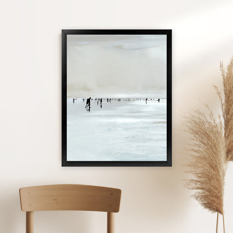 Shop Beachy Art Print-Abstract, Dan Hobday, Neutrals, Portrait, Rectangle, View All-framed painted poster wall decor artwork