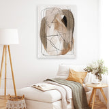 Shop Beauty Canvas Art Print-Abstract, Brown, Dan Hobday, Portrait, Rectangle, View All-framed wall decor artwork