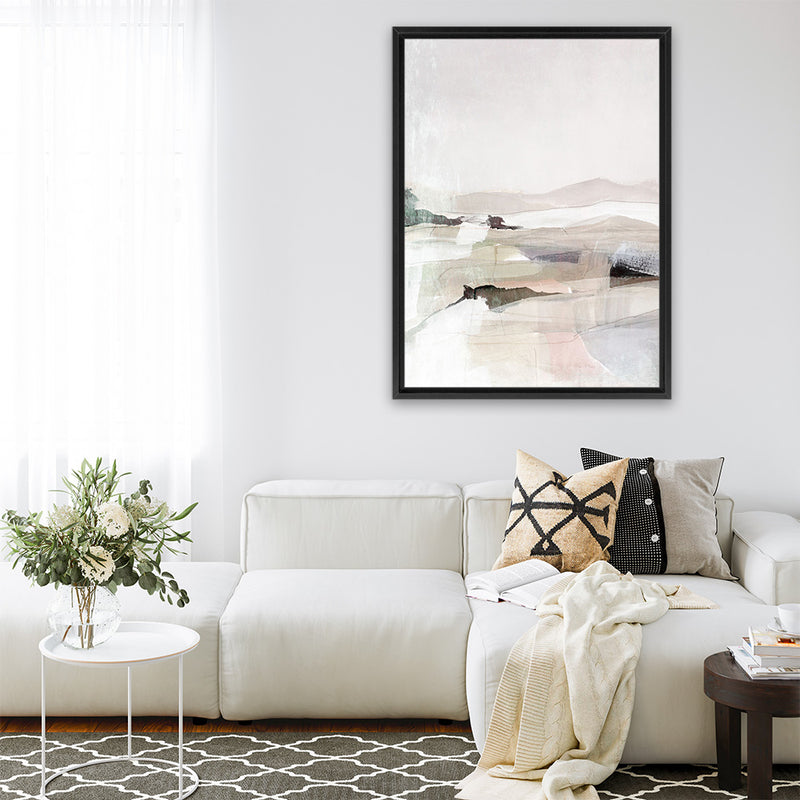 Shop Blended Canvas Art Print-Abstract, Dan Hobday, Neutrals, Portrait, Rectangle, View All-framed wall decor artwork