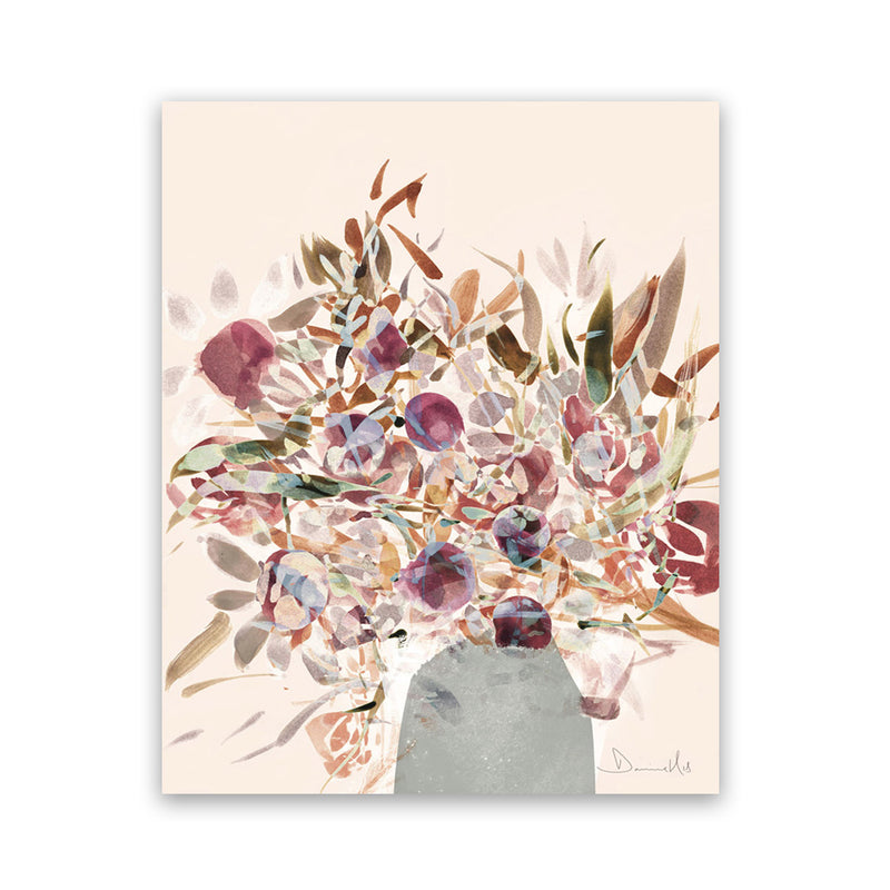 Shop Blooms Art Print-Abstract, Dan Hobday, Pink, Portrait, Rectangle, View All-framed painted poster wall decor artwork