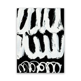Shop Blop Canvas Art Print-Abstract, Black, Dan Hobday, Portrait, Rectangle, View All, White-framed wall decor artwork