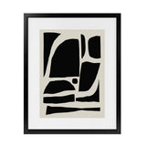 Shop Boom Art Print-Abstract, Black, Dan Hobday, Portrait, Rectangle, View All-framed painted poster wall decor artwork