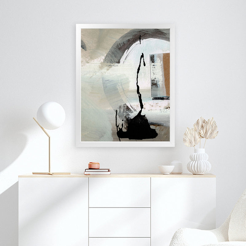 Shop Boulevard Art Print-Abstract, Dan Hobday, Green, Portrait, Rectangle, View All-framed painted poster wall decor artwork