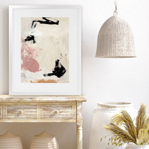 Shop Bright Light Art Print-Abstract, Dan Hobday, Neutrals, Portrait, Rectangle, View All-framed painted poster wall decor artwork