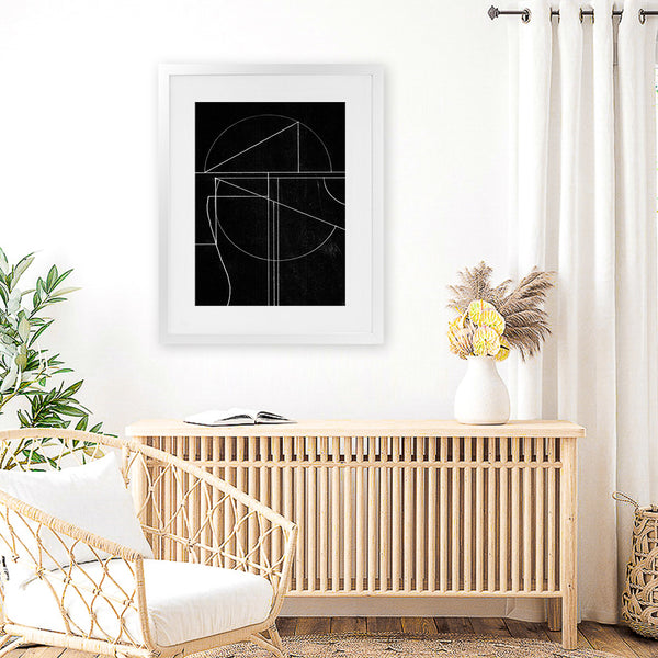 Shop Buia Art Print-Abstract, Black, Dan Hobday, Portrait, Rectangle, View All-framed painted poster wall decor artwork