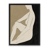 Shop Chill Canvas Art Print-Abstract, Black, Brown, Dan Hobday, Portrait, Rectangle, View All-framed wall decor artwork
