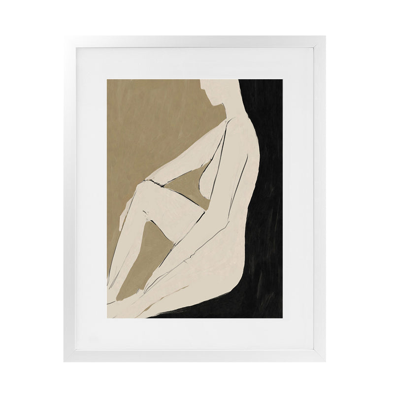 Shop Chill Art Print-Abstract, Black, Brown, Dan Hobday, Portrait, Rectangle, View All-framed painted poster wall decor artwork