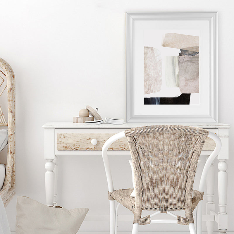 Shop Clay 2 Art Print-Abstract, Dan Hobday, Neutrals, Portrait, Rectangle, View All-framed painted poster wall decor artwork