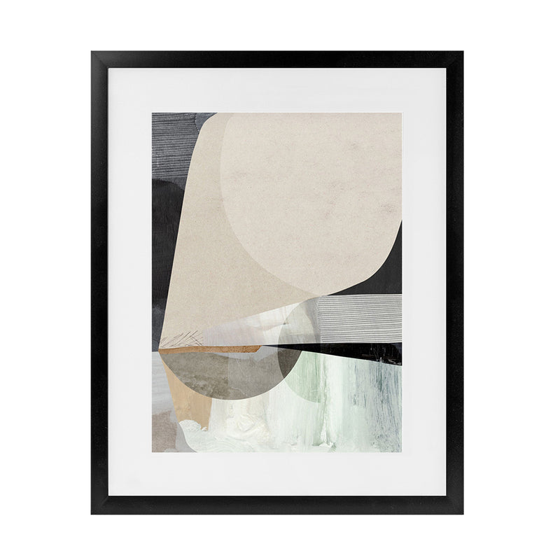 Shop Conversation Art Print-Abstract, Dan Hobday, Neutrals, Portrait, Rectangle, View All-framed painted poster wall decor artwork