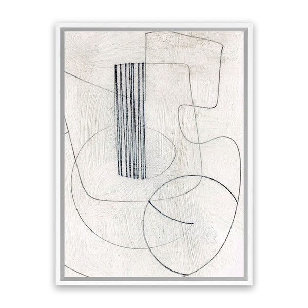 Shop Crafted Canvas Art Print-Abstract, Dan Hobday, Neutrals, Portrait, Rectangle, View All-framed wall decor artwork