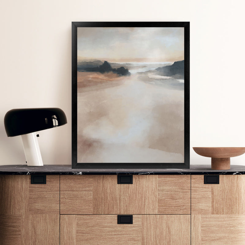 Shop Dawn Rest Art Print-Abstract, Brown, Dan Hobday, Portrait, Rectangle, View All-framed painted poster wall decor artwork