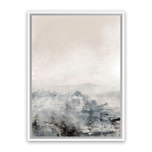 Shop Distant Canvas Art Print-Abstract, Dan Hobday, Neutrals, Portrait, Rectangle, View All-framed wall decor artwork