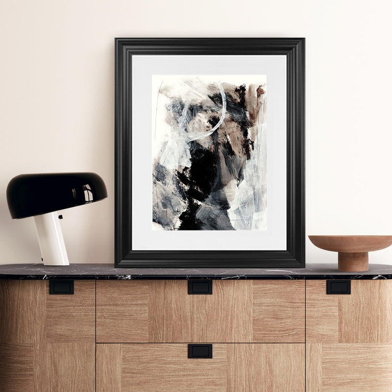 Shop Earlybird Art Print-Abstract, Black, Brown, Dan Hobday, Portrait, Rectangle, View All-framed painted poster wall decor artwork