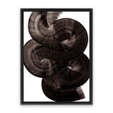 Shop Flow 1 Canvas Art Print-Abstract, Black, Dan Hobday, Portrait, Rectangle, View All-framed wall decor artwork