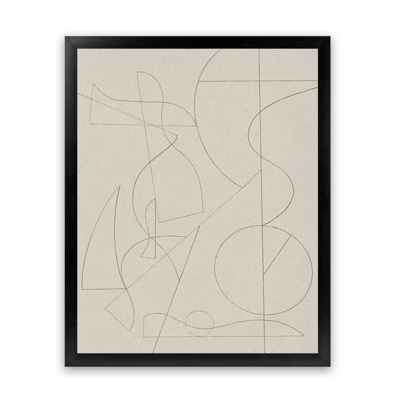 Shop Founded Art Print-Abstract, Dan Hobday, Neutrals, Portrait, Rectangle, View All-framed painted poster wall decor artwork