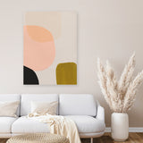 Shop Gloop Canvas Art Print-Abstract, Dan Hobday, Orange, Portrait, Rectangle, View All-framed wall decor artwork