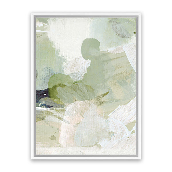 Shop Green 3 Canvas Art Print-Abstract, Dan Hobday, Green, Portrait, Rectangle, View All-framed wall decor artwork