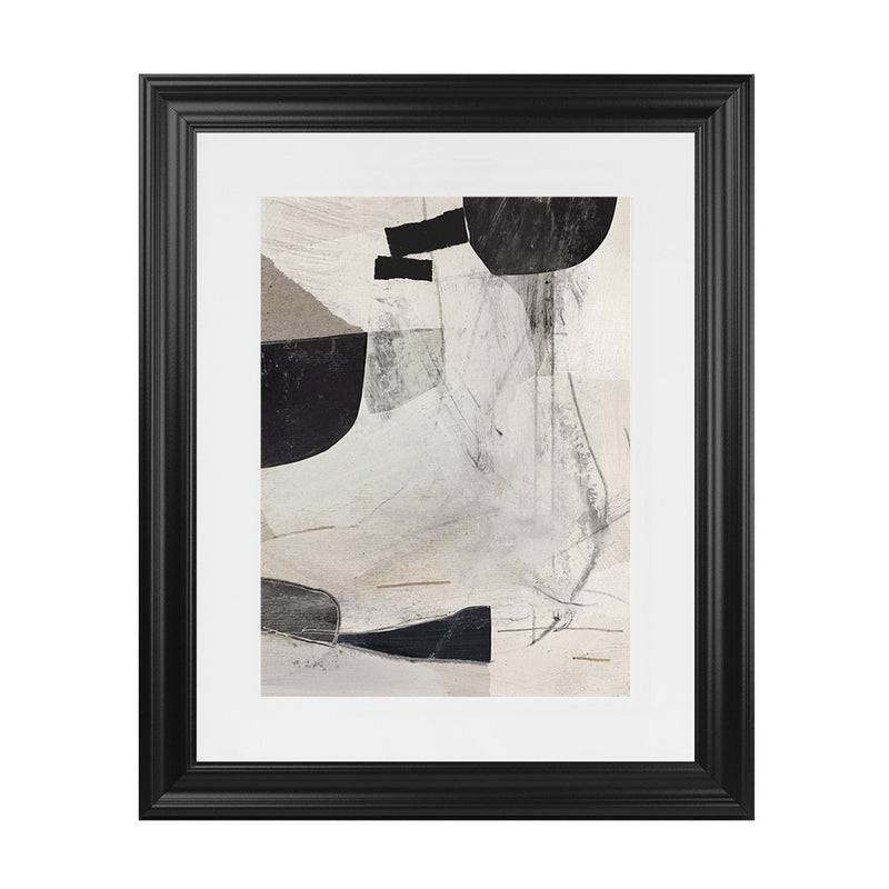 Shop High 2 Art Print-Abstract, Black, Dan Hobday, Neutrals, Portrait, Rectangle, View All-framed painted poster wall decor artwork
