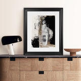 Shop Important Art Print-Abstract, Black, Dan Hobday, Portrait, Rectangle, View All-framed painted poster wall decor artwork