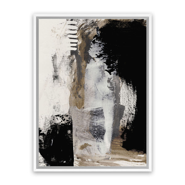 Shop Important Canvas Art Print-Abstract, Black, Dan Hobday, Portrait, Rectangle, View All-framed wall decor artwork