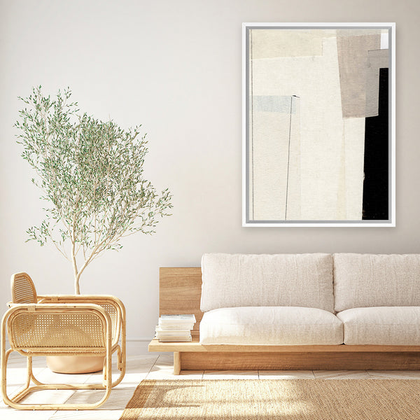 Shop Last Night Canvas Art Print-Abstract, Dan Hobday, Neutrals, Portrait, Rectangle, View All-framed wall decor artwork