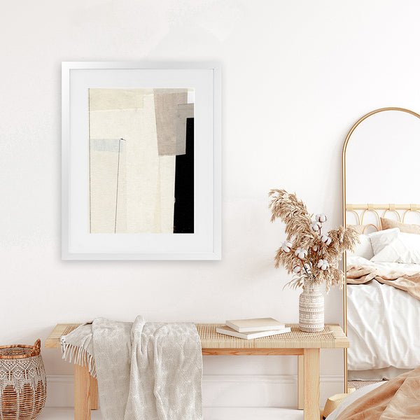 Shop Last Night Art Print-Abstract, Dan Hobday, Neutrals, Portrait, Rectangle, View All-framed painted poster wall decor artwork