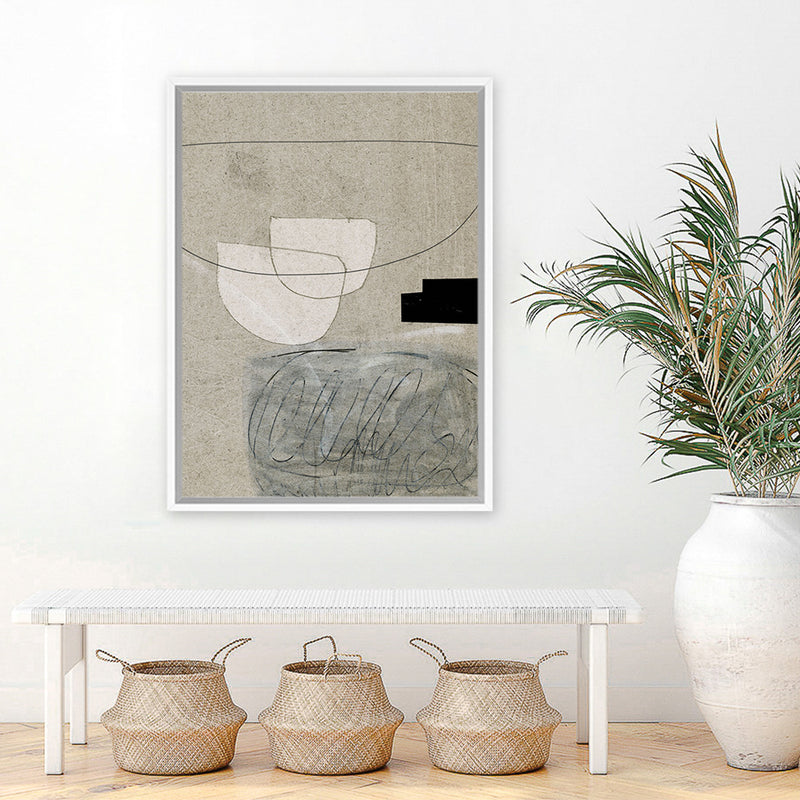 Shop Lifestyle 1 Canvas Art Print-Abstract, Brown, Dan Hobday, Portrait, Rectangle, View All-framed wall decor artwork