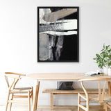 Shop Mansion Canvas Art Print-Abstract, Black, Dan Hobday, Portrait, Rectangle, View All-framed wall decor artwork