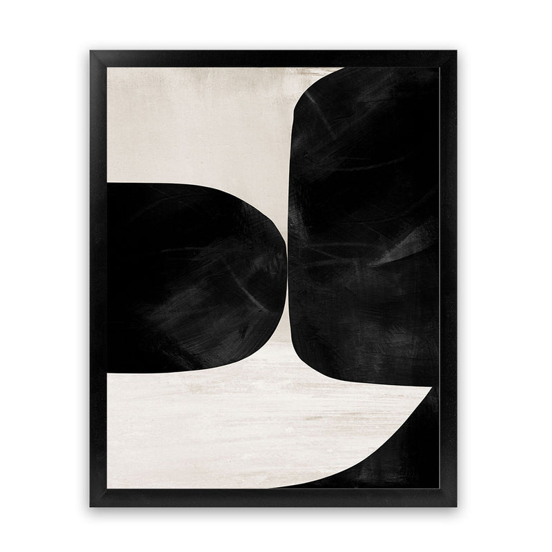 Shop Night Set 2 Art Print-Abstract, Black, Dan Hobday, Portrait, Rectangle, View All-framed painted poster wall decor artwork