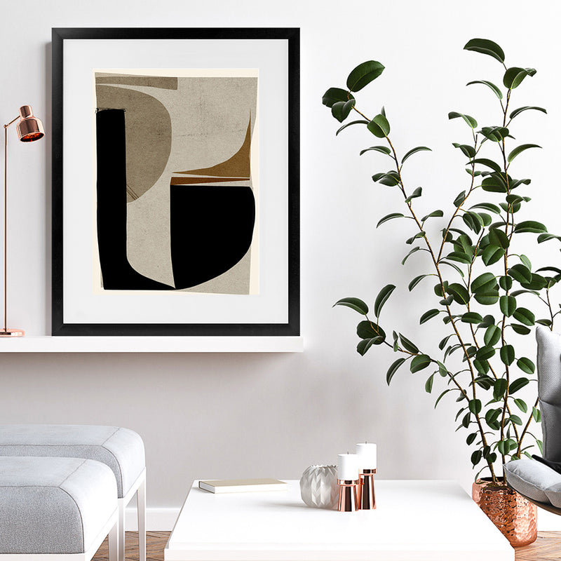 Shop Remix Art Print-Abstract, Black, Brown, Dan Hobday, Portrait, Rectangle, View All-framed painted poster wall decor artwork