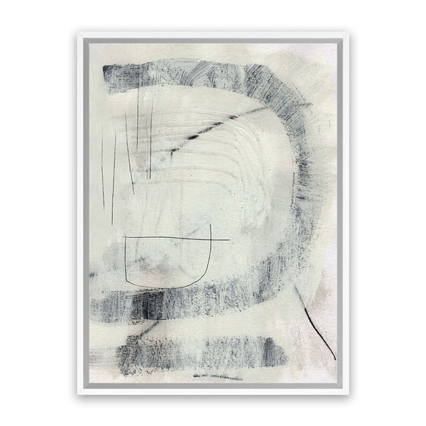 Shop Respond Canvas Art Print-Abstract, Dan Hobday, Neutrals, Portrait, Rectangle, View All-framed wall decor artwork