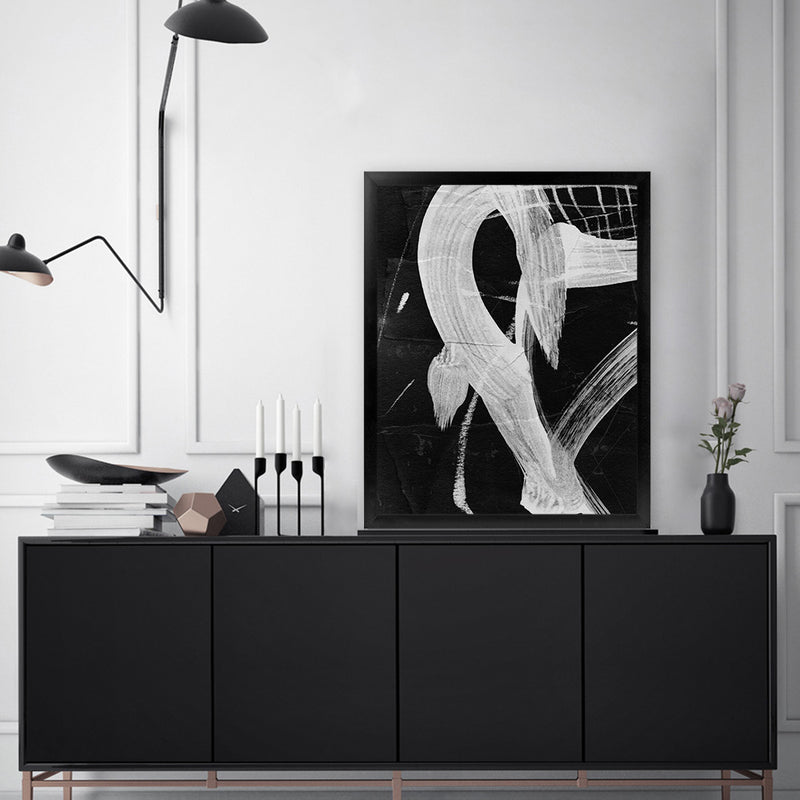 Shop Sinking Art Print-Abstract, Black, Dan Hobday, Portrait, Rectangle, View All-framed painted poster wall decor artwork