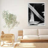 Shop Sinking 2 Canvas Art Print-Abstract, Black, Dan Hobday, Portrait, Rectangle, View All-framed wall decor artwork
