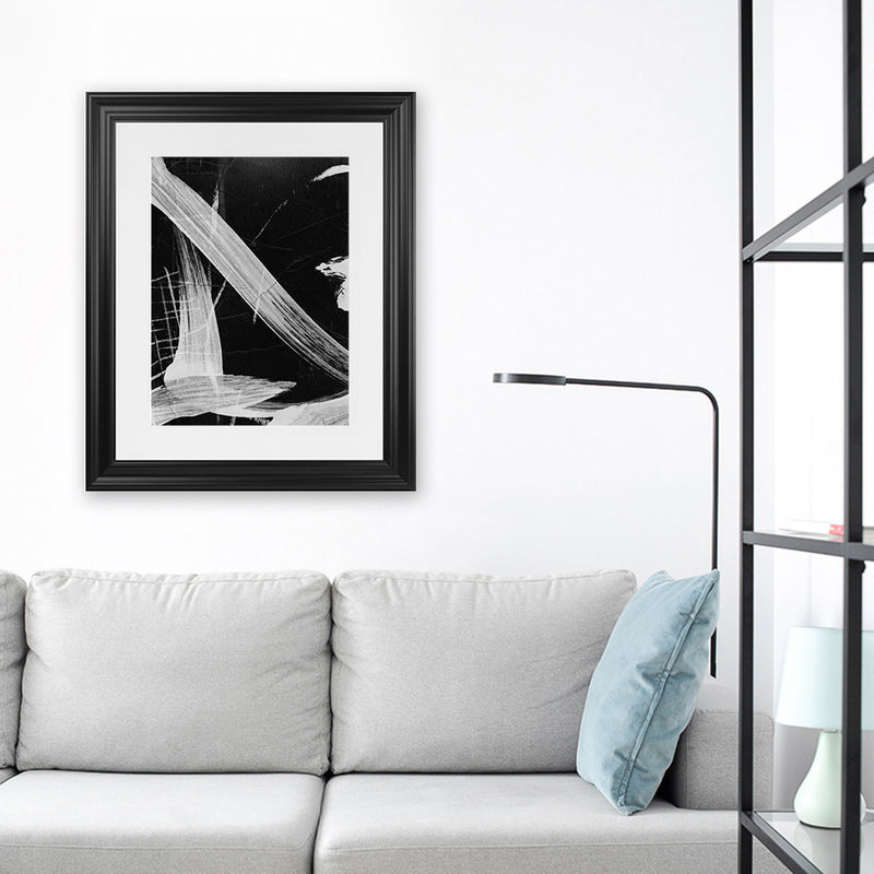 Shop Sinking 2 Art Print-Abstract, Black, Dan Hobday, Portrait, Rectangle, View All-framed painted poster wall decor artwork